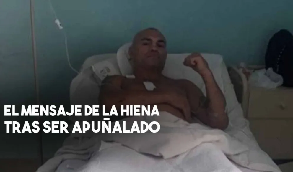 La Hiena publicó un mensaje en su Instagram tras ser apuñalado