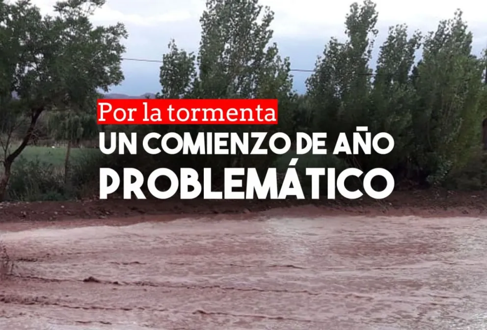 La tormenta causó problemas en departamentos alejados