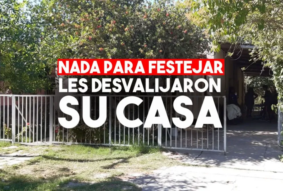 Salieron a festejar el Año Nuevo y les robaron todo