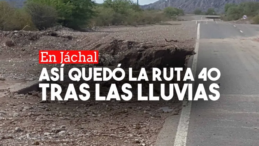 La Ruta 40 quedó complicada por la creciente