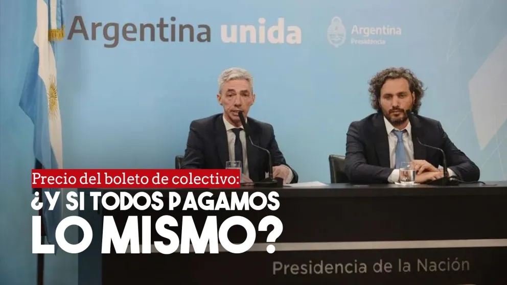 Analizan un precio de boleto de colectivo único para todo el país