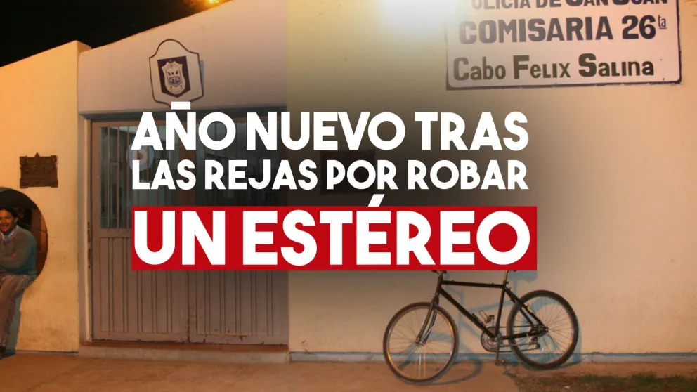 Arrancó el año nuevo tras las rejas por robarse un estéreo