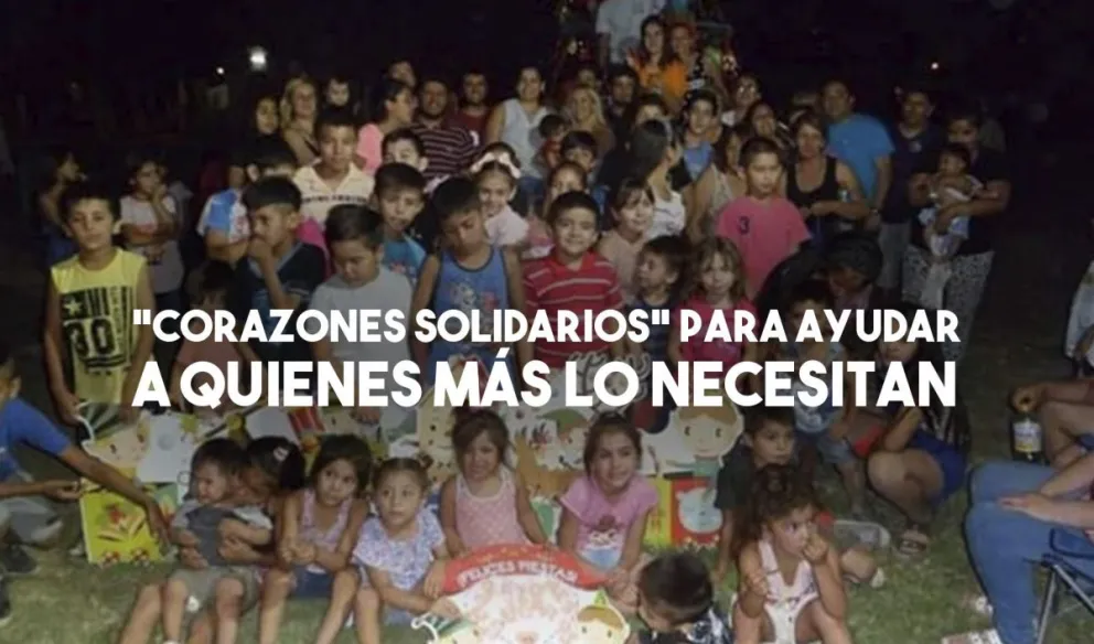 Corazones solidarios y una movida para hacer felices a los más chicos