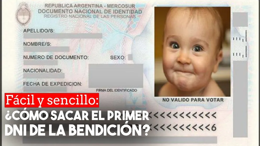 ¿Cómo se hace para sacar el primer DNI de un recién nacido?