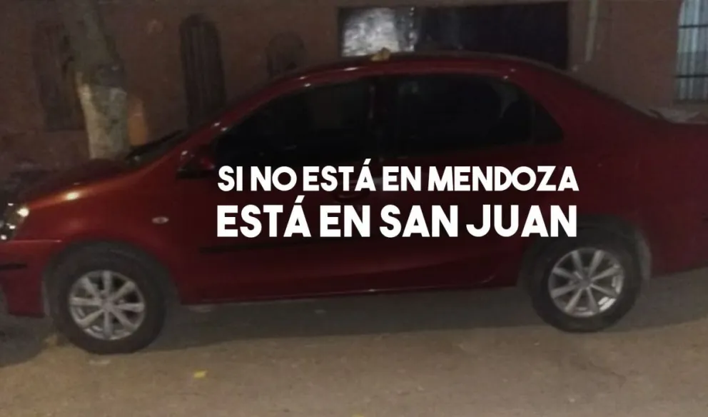 Hallaron en Sarmiento un auto robado en Mendoza