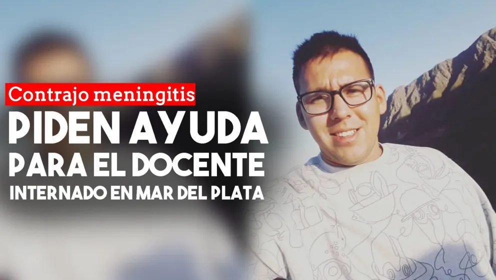 Piden ayuda para el docente que contrajo meningitis