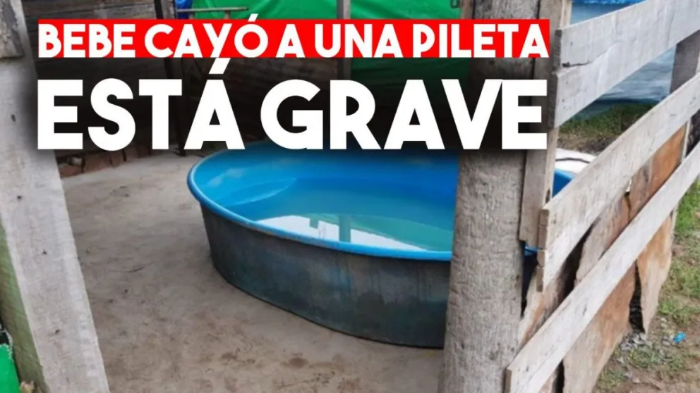 Un bebé está grave tras caer a una pileta