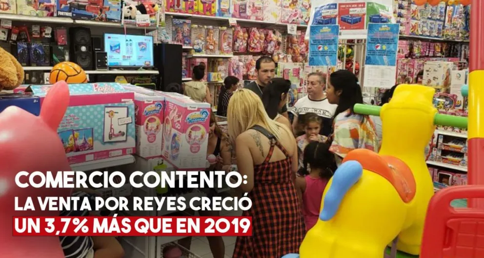 Las ventas por Reyes crecieron un 3,7% más que en 2019