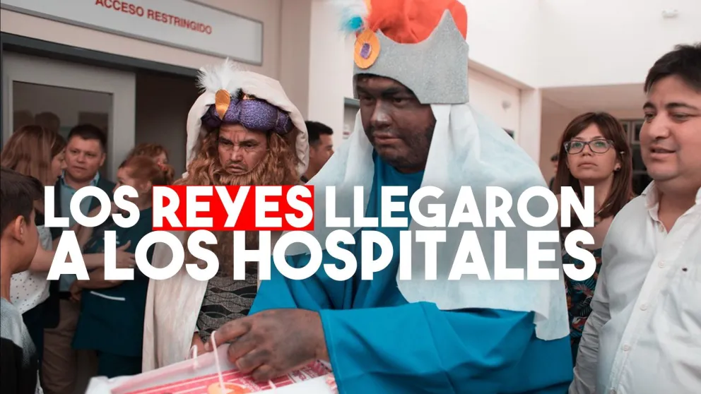 Los Reyes Magos llegaron a visitar a los pequeños de los hospitales sanjuaninos