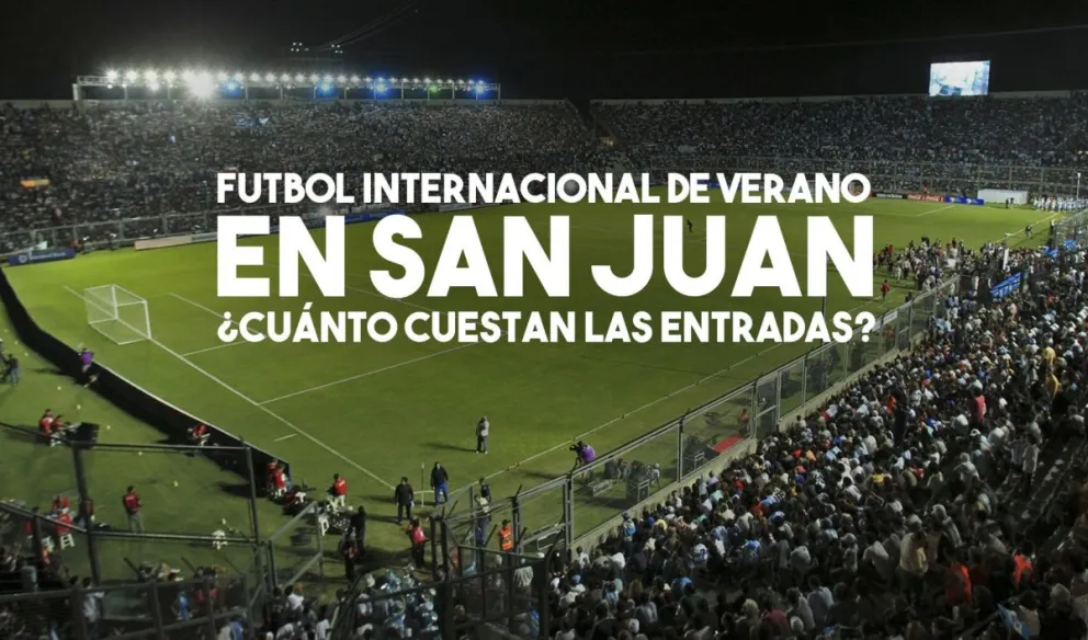 Fútbol de verano en San Juan: este martes inicia la venta de entradas