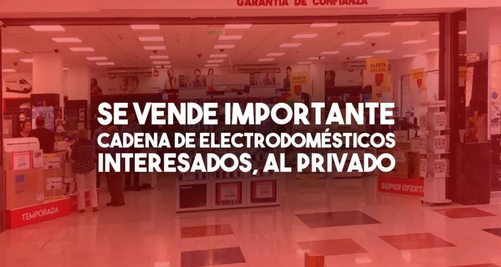 Una importante cadena de electrodomésticos, en venta