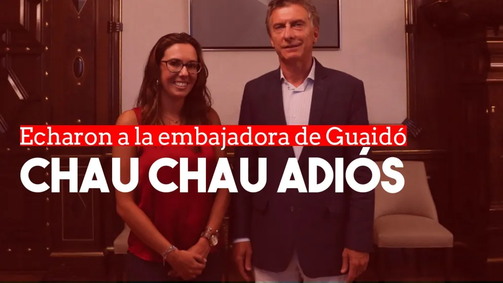 Le quitaron las credenciales a la embajadora de Guaidó en Argentina
