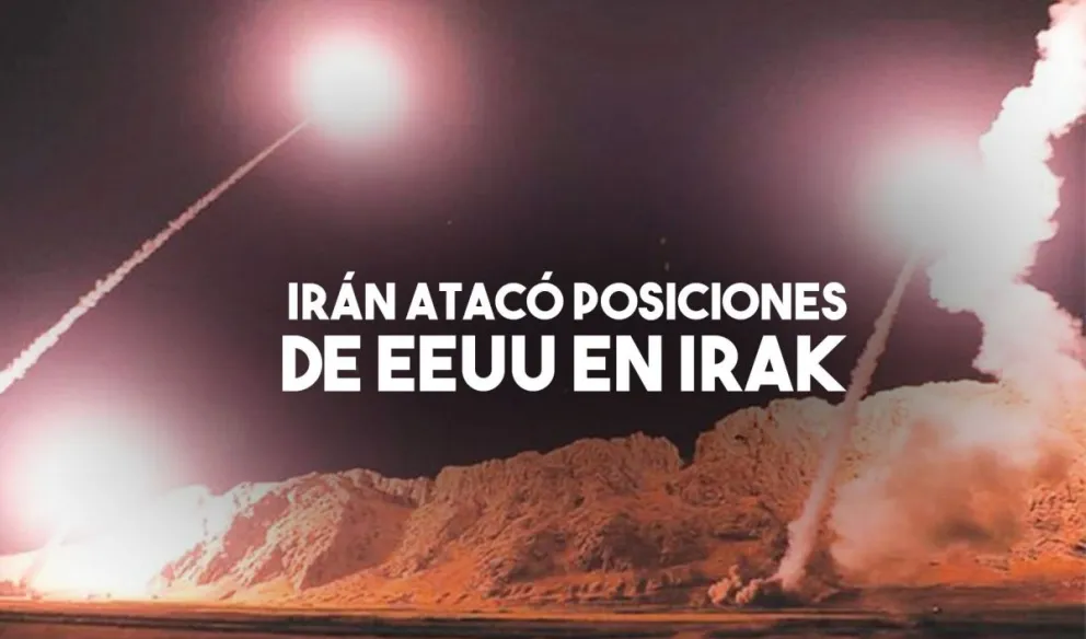 Irán atacó con decenas de misiles instalaciones estadounidenses en Irak