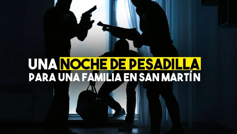 De terror: una mujer y sus tres hijos, rehenes en un robo en San Martín
