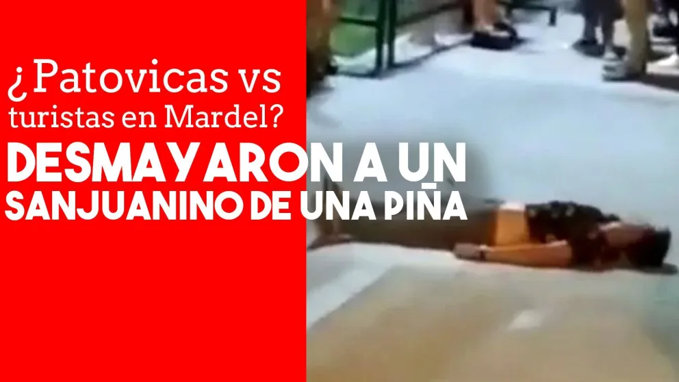 Un sanjuanino quedó desmayado tras el ataque de un patovica