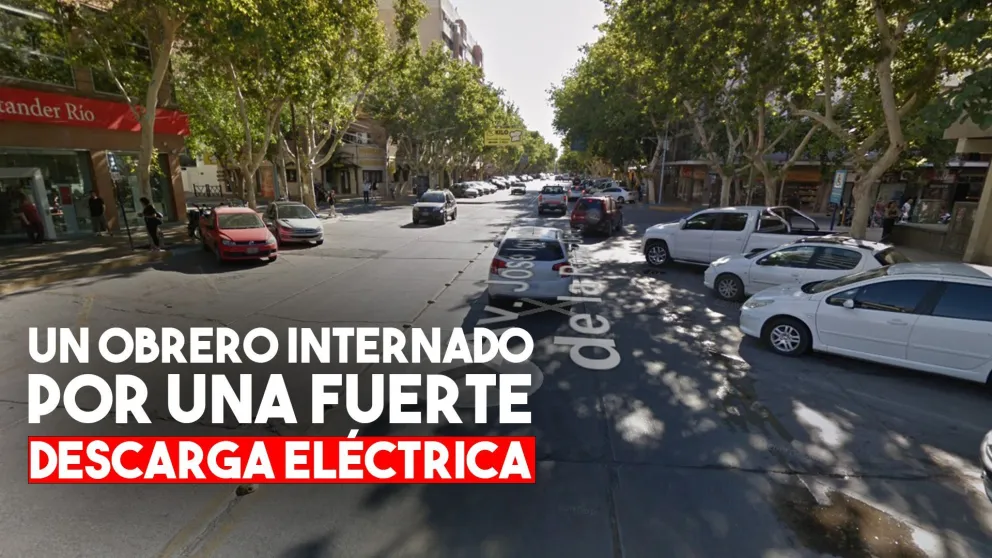 Un obrero recibió una descarga eléctrica y debió ser hospitalizado