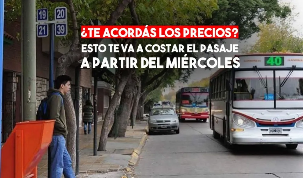 ¿Te acordabas los precios? Este es el precio del boleto de colectivos por los próximos 120 días