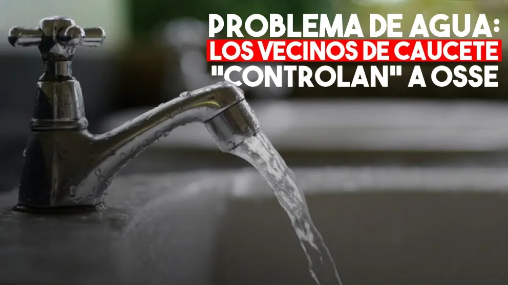 Caucete: los vecinos y OSSE trabajan para solucionar los problemas de agua