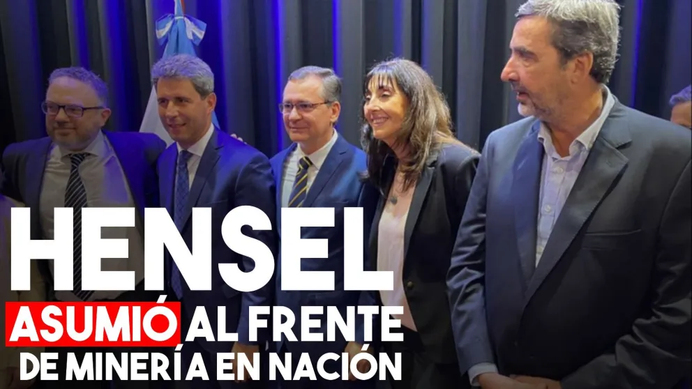 Hensel asumió en la Secretaría  de Minería de la Nación