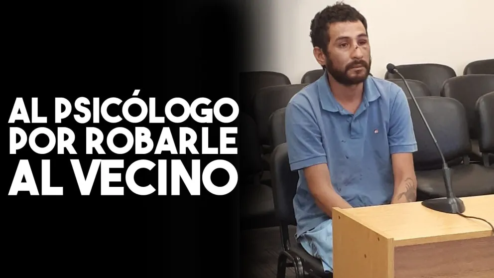 Le robó a su vecino y lo mandaron a hacer tratamiento psicológico
