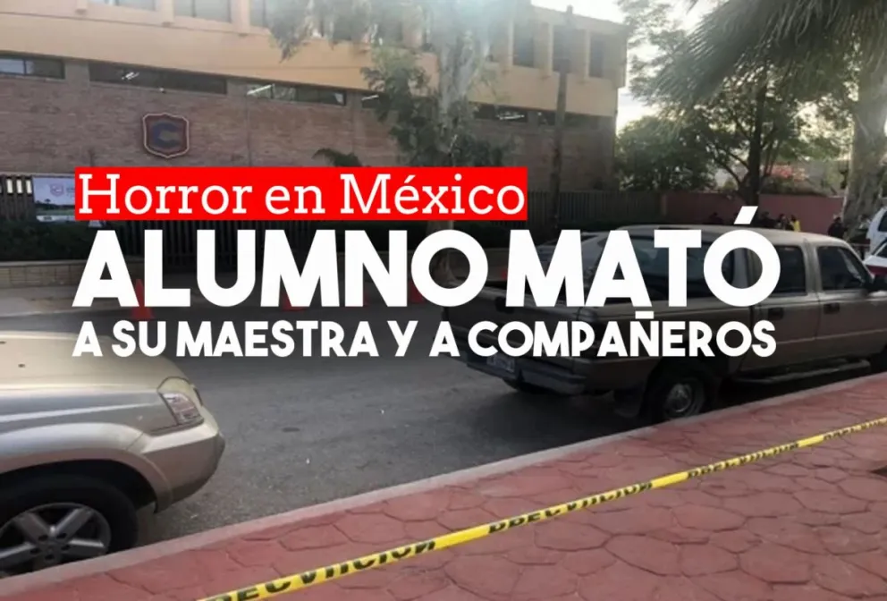 México: un nene de 12 años mató a su maestra, a dos compañeros y terminó con su vida