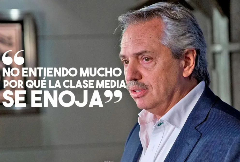 Alberto Fernández: “No entiendo mucho por qué la clase media se enoja, va a ser la gran beneficiada"