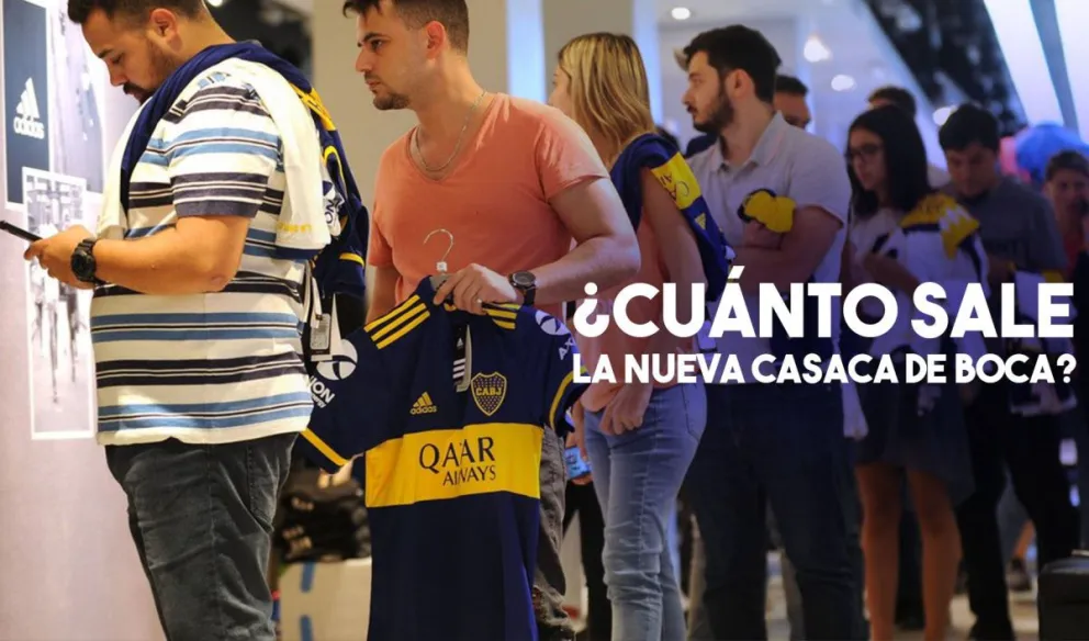 Furor por la nueva camiseta de Boca: los hinchas hacen cola para comprarla