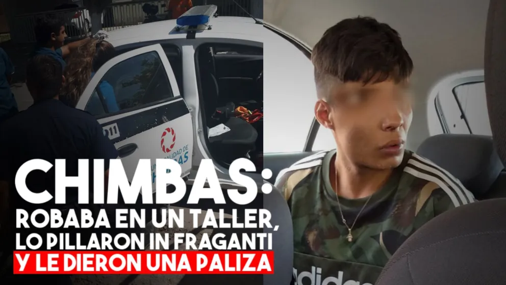 Robaba en un taller fue descubierto por los dueños y terminó detenido