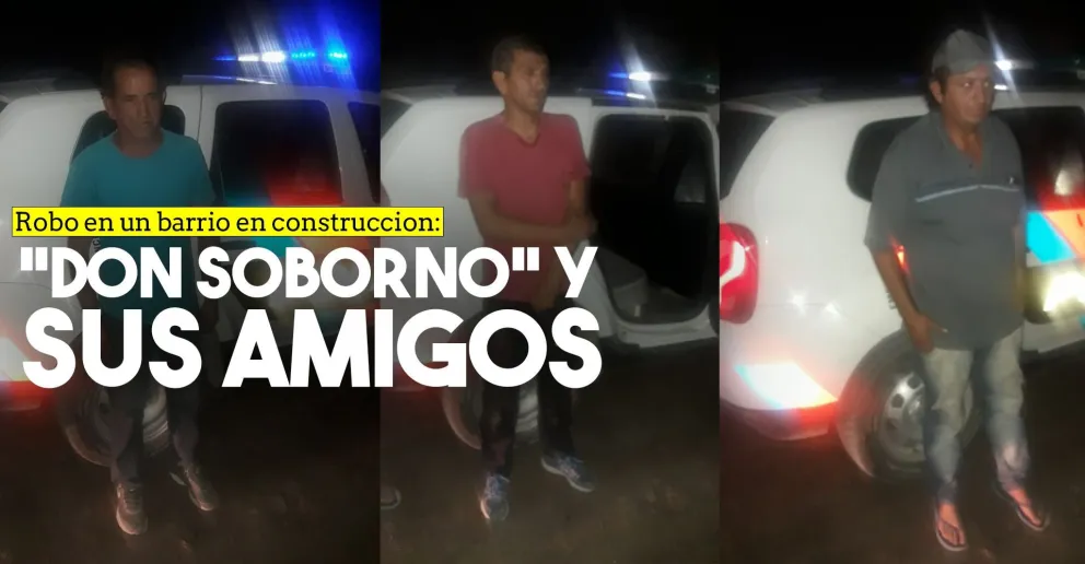 Los atraparon in fraganti y quisieron “sobornar” a la Policía