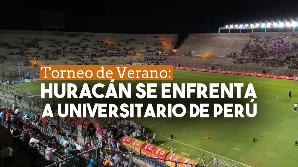Huracán enfrenta a Universitario de Perú en el Bicentenario
