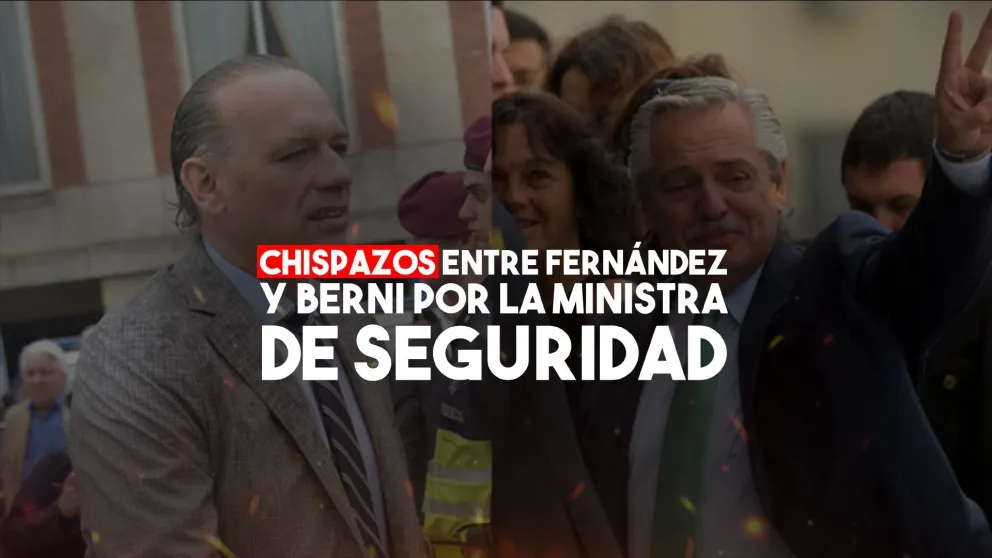 Declaraciones cruzadas entre Berni y Alberto Fernández por la ministra Frederic