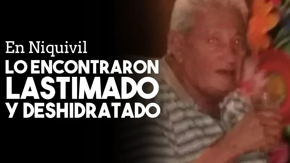 Encontraron en Niquivil, lastimado y deshidratado, al anciano que desapareció en Rivadavia