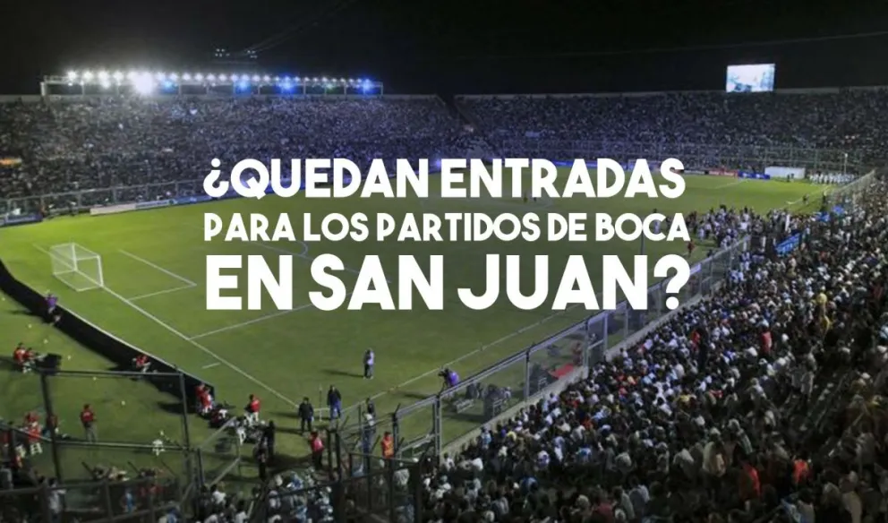 Boca en San Juan: quedan entradas, pero pocas