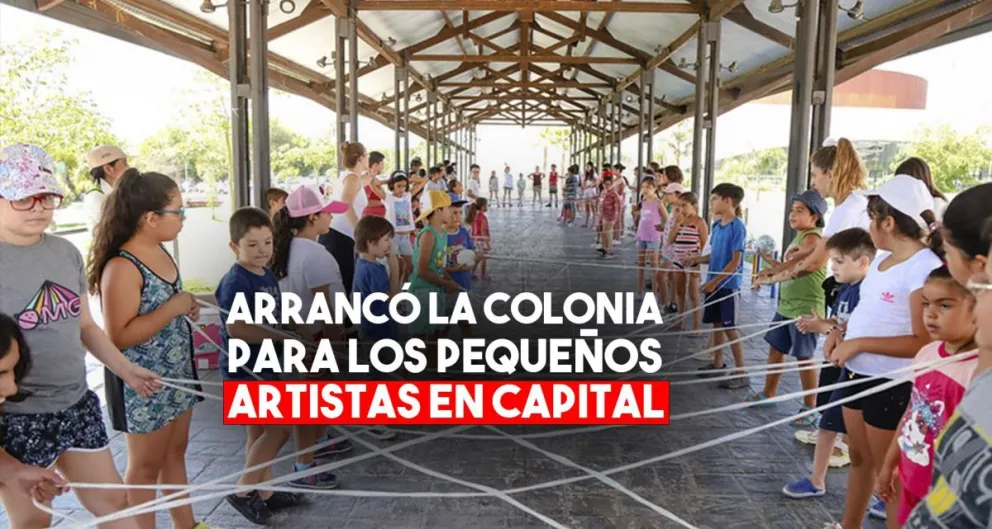 Arrancó la colonia para los pequeños artistas en Capital