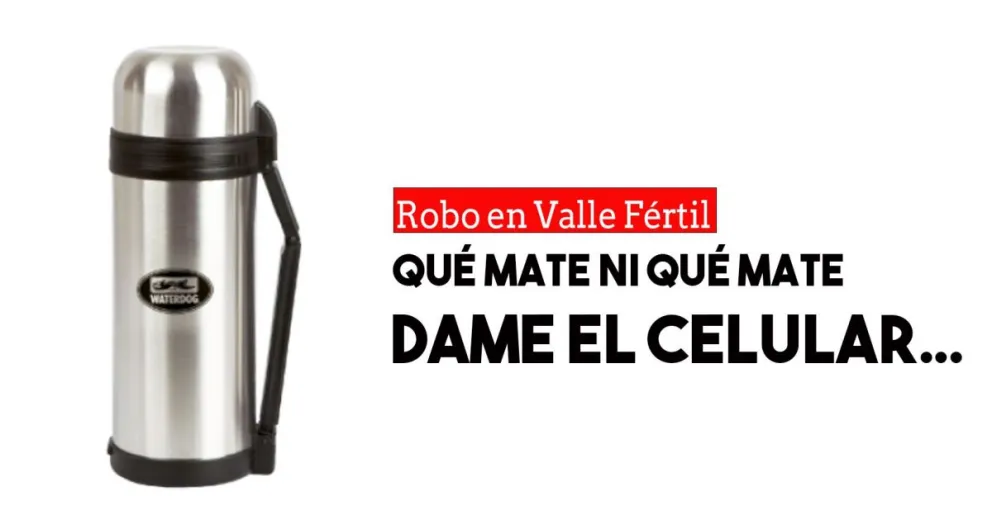 Fue por agua caliente y se llevó un celular