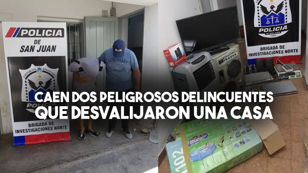 Detienen a dos peligrosos delincuentes, uno estaba prófugo del penal