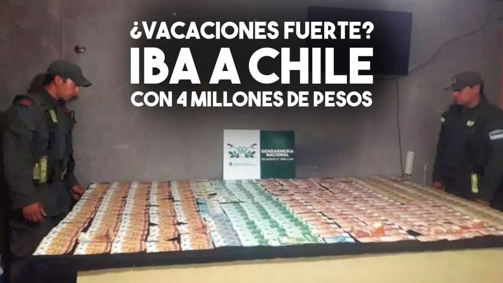 Lo detuvieron con más de $4.000.000 no declarados en su auto