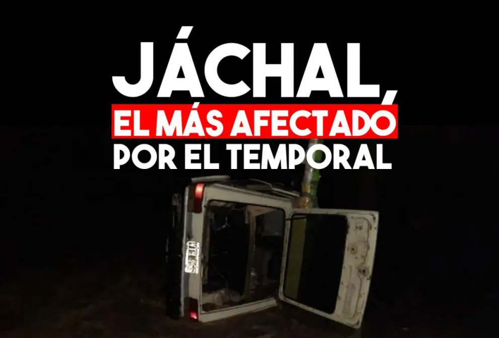 La fuerte tormenta y el granizo afectó algunas zonas de San Juan