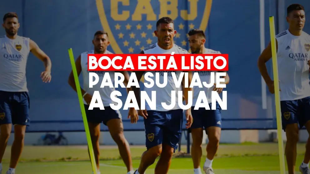 Boca llega a San Juan con el equipo confirmado