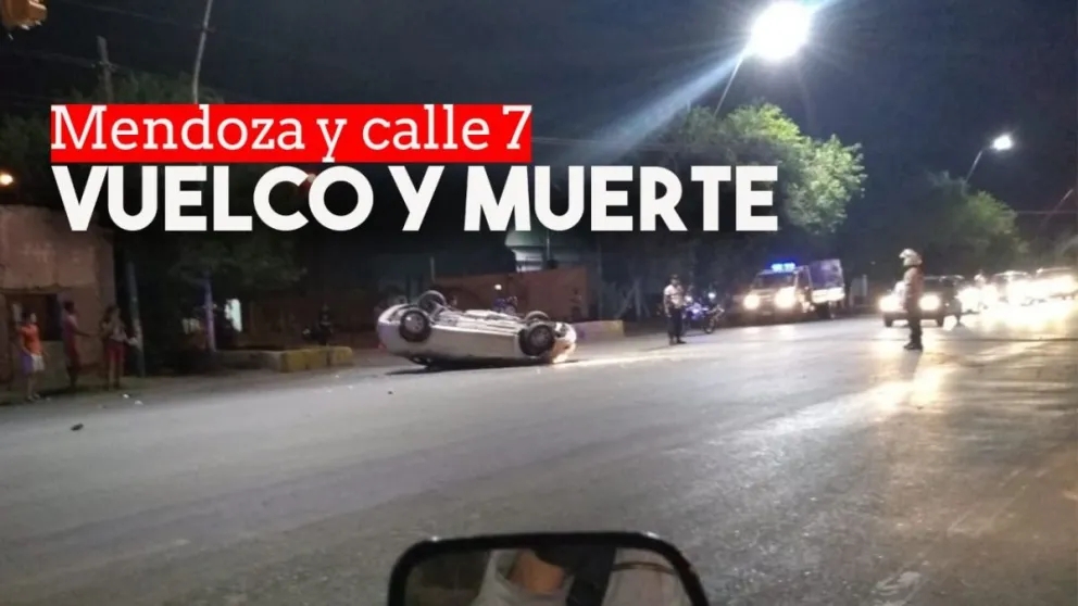 Pocito: un vuelco dejó como saldo un fallecido