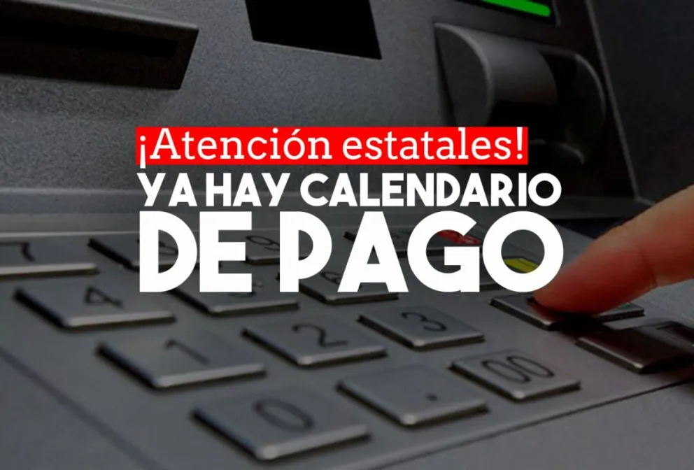 Dieron a conocer el calendario de pagos para empleados públicos
