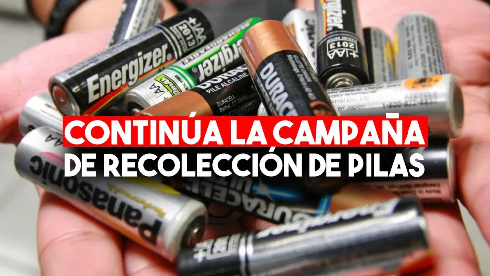 Continúa la Campaña de Recolección de Pilas y Baterías