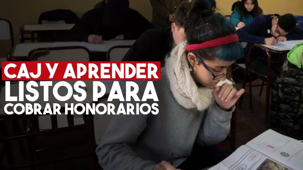 Profesores del CAJ y Aprender, en proceso de cobrar sus sueldos