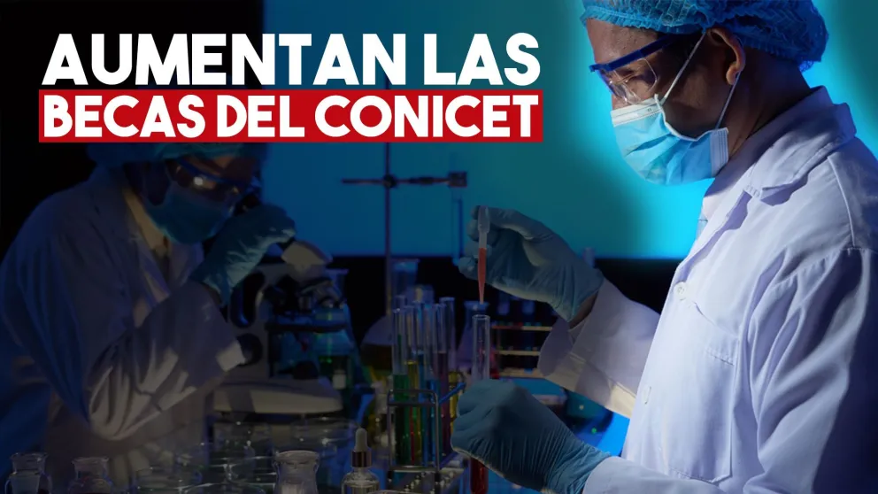 El Gobierno aumentó a 45.000 pesos las becas de investigación del Conicet