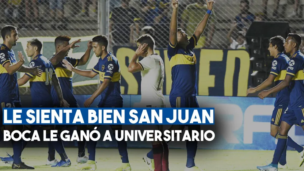 Boca le ganó 2-0 a Universitario de Perú en el inicio del segundo ciclo de Miguel Russo