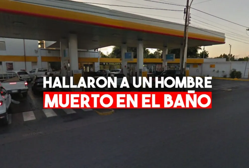 Encontraron a un hombre muerto en el baño de una estación de servicio