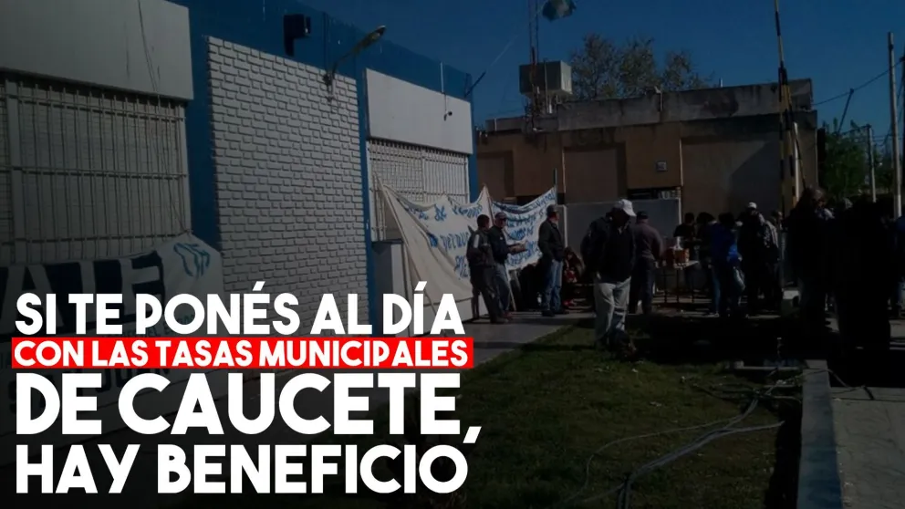 Los cauceteros que estén atrasados con las tasas municipales podrán pagar la deuda en cuotas