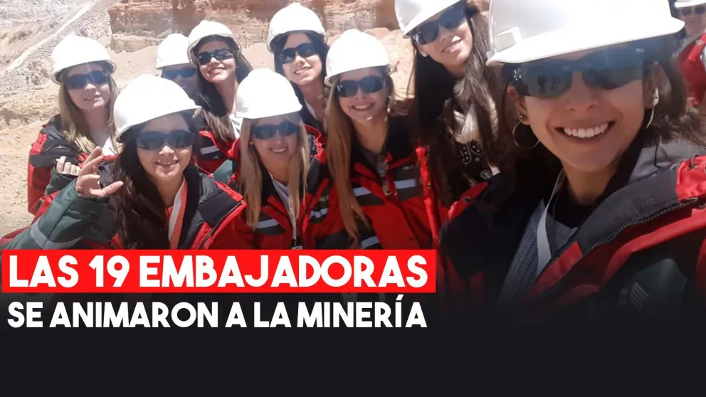 Imágenes: las embajadoras de la Fiesta Nacional visitaron Veladero