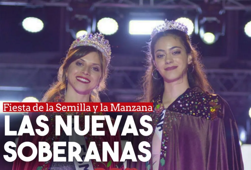 Sofía y Belén son las nuevas soberanas de la Fiesta de la Semilla y la Manzana