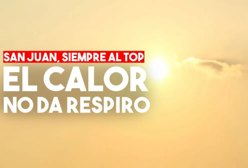 En la previa a tres días infernales, San Juan está en el top de provincias más calientes